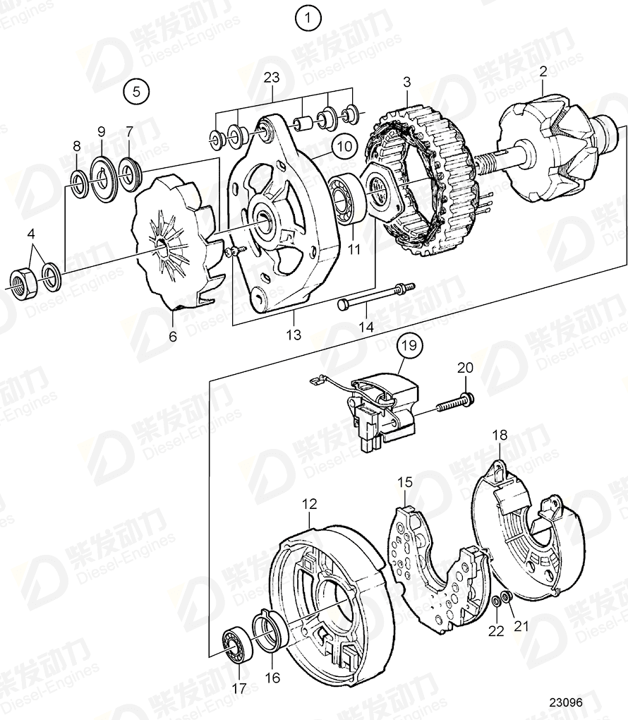 VOLVO Fan 860282 Drawing